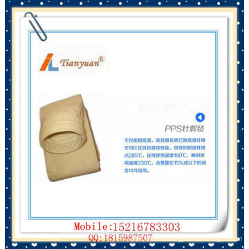 Nonwoven Needle Felt PPS Dust Filter Bag